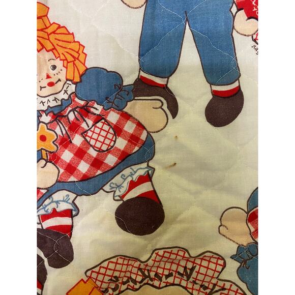 The Bobbs-Merrill Company Vintage Raggedy Ann and Andy Quilt - Picture 4 of 5